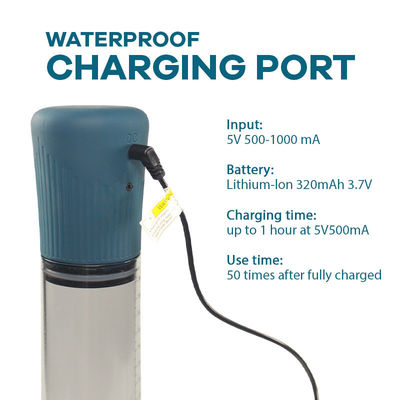 Water Penis Vacuum Pump , Electronic Penis Growth Pump For Stronger Bigger Erections